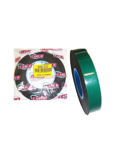 Çift Taraflı Bant 12 MM x 10 M Yeşil