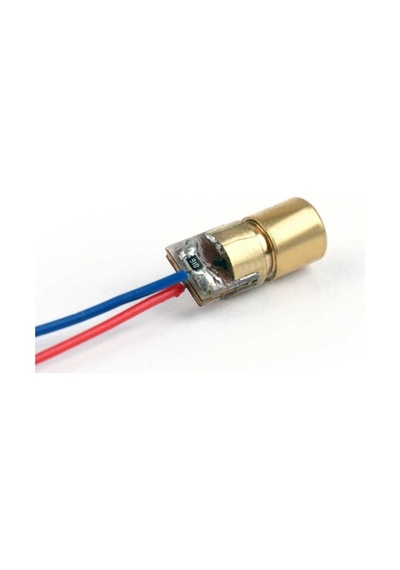 6mm 650nm 5mw Kırmızı Nokta Kafalı Bakır Lazer