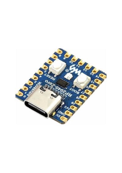 Raspberry Pi Zero Rp2040 Lehimsiz Dual Core 133mhz 2mb Modül Type C Mini Bilgisayar Geliştirme Kar