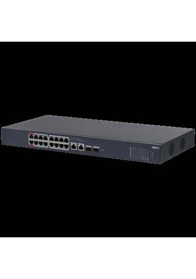 Cs4218-16et-240 16 Port 16xfe-2xge-2xge/sfp Yönetilebilir 240w Poe Switch-134513