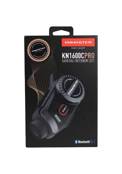 Knmaster Kn1600c Pro Kameralı Motosiklet Kask İnterkom Bluetooth İntercom Kulaklık Seti