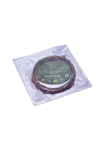 Orphee Tx620-C Renkli 10-47 Akustik Gitar Tel Seti-Pena