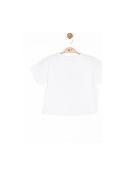 Xo Kids Kız Çocuk Tişort 8-14 Yaş 38382 Ekru