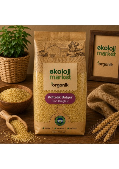 Organik Köftelik Bulgur 750 Gr.