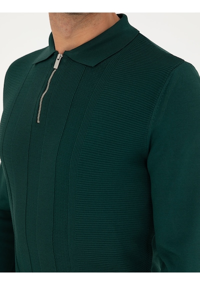 Pierre Cardin Erkek Yeşil Kazak /triko 50296453-vr054 Yeşil