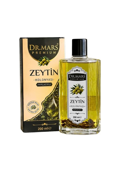 Dr.mars Premium Zeytin Kolonyası Parçacıklı 200 Ml, Cam Şişe