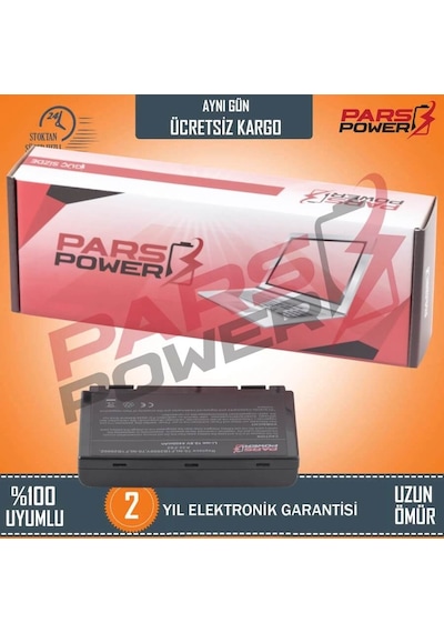 Asus Uyumlu P50Ij-So176V. P50Ij-Sx177D Notebook Batarya - Pil Pars