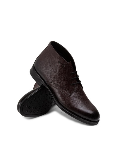 Deery Hakiki Deri Bordo Erkek Bot - 01295mbrdc04 Bordo