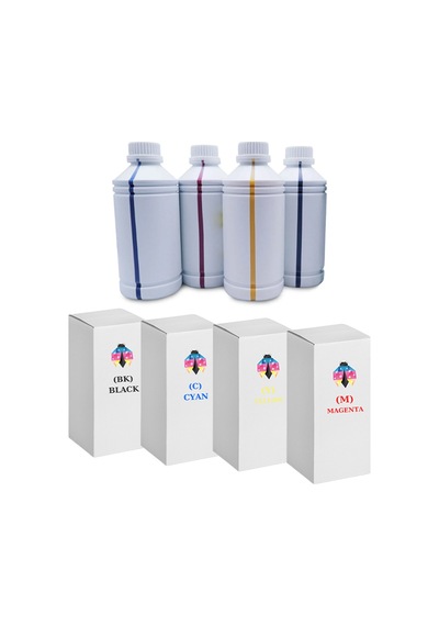 Safir Toner Epson Cmyk 1 Litre L1300 Uyumlu  Mürekkep Seti