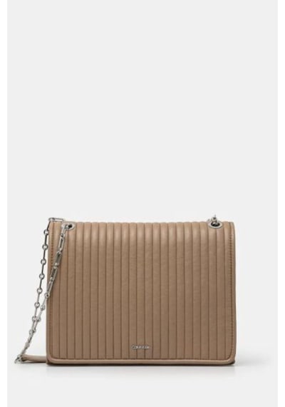 Calvin Klein Mını Lıne Quılt Shoulder Bag-7366 Kahverengi