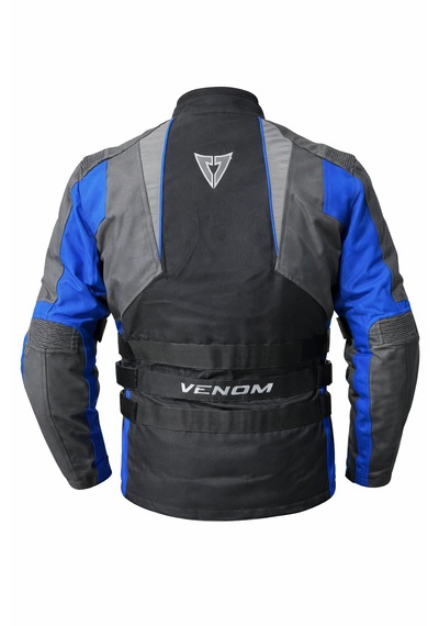 Venom Tourex Touring Mavi Motosiklet Ceketi Kalıplar Dardır Bir Beden Büyük Sipariş Veriniz