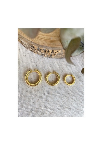 Üçlü Halka Küpe Gold Altın - 739275361 Altın - 739275361 Altın