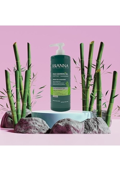 Yeşil Çay Ve Bambu Özlü Yüz Temizleme Jeli 400 Ml C Vitaminli
