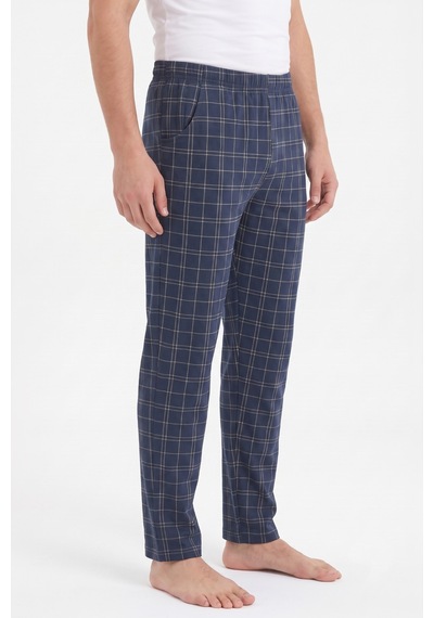 İki Yıldız Erkek Tek Penye Pijama Alt Bgl-st05657 Füme