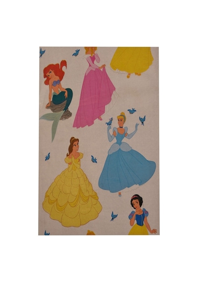 Venilia Disney Princess Şeffaf Dekoratif Ev Cam Filmi