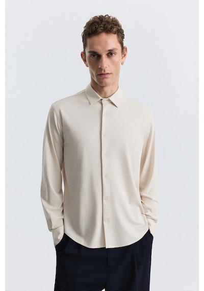 Antioch Comfort Slim Gömlek Bej
