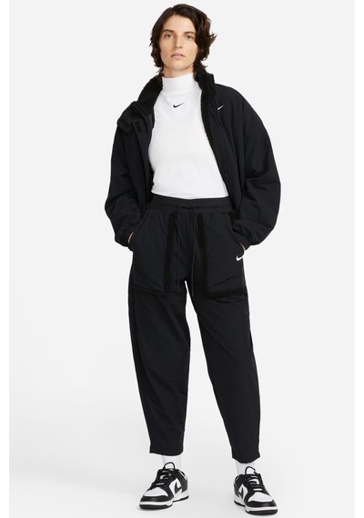 Nike Sportswear Essential Büyük Beden Yüksek Bel Kadın Eşofman Altı Siyah