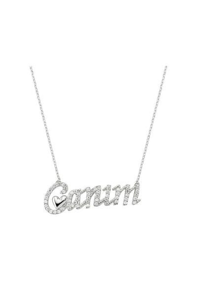 Gümüş Canım Yazılı Kadın Kolye (551162654)