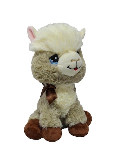 Oyuncak Peluş Lama 35 Cm Oyun Ve Uyku Arkadaşım - Gri Çok Renkli