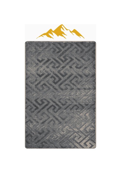 Modern Desenli Dijital Baskı Kaymaz Taban Halı H0964 Renkli