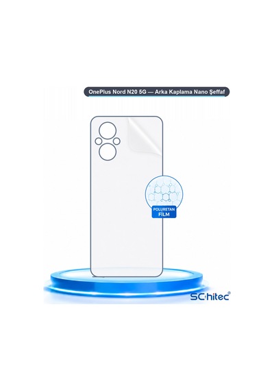 Oneplus Nord N20 5g Uyumlu Arka Yüzey Hidrojel Koruyucu Film