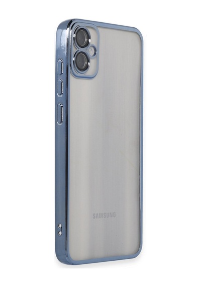 Samsung Galaxy A05 Uyumlu Kılıf Lensli Silikon - Lacivert