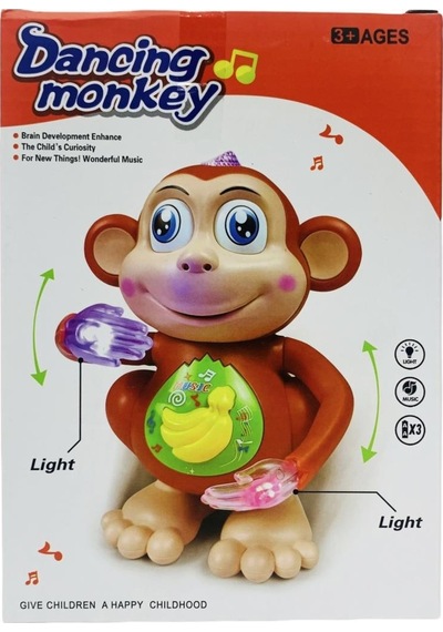 Canali Toys Pilli Işıklı Sesli Kukuli Yj-3030, Dans Eden Işıklı Sesli Kukuli Robot