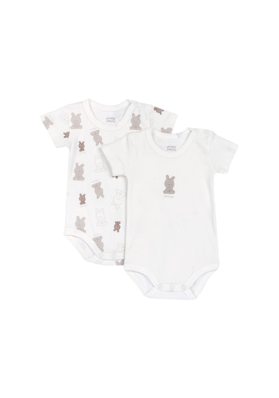 Chicco 2li Kısa Kollu Body Set 09100301000000 000030 Beyaz