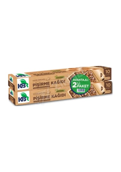 4 Adet Kbr Natürel Pişirme Kağıdı Kesilmiş 20 Yaprak 42x37 Cm Avantajlı Paket