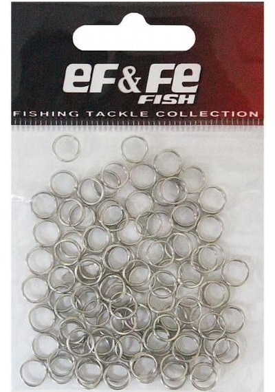 Effe Çelik Halka Split Ring Olta Halkası 100 Adet