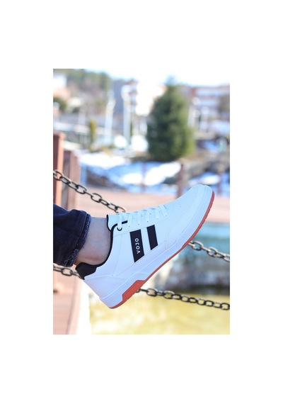 Vojo Gen 5 Rahat Taban Cilt Erkek Sneker Spor Ayakkabı 267800001842 05 Beyaz Beyaz
