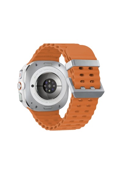 Watch 7 Ultra Kr417 Rug Silikon Kordon - Turuncu Diğer
