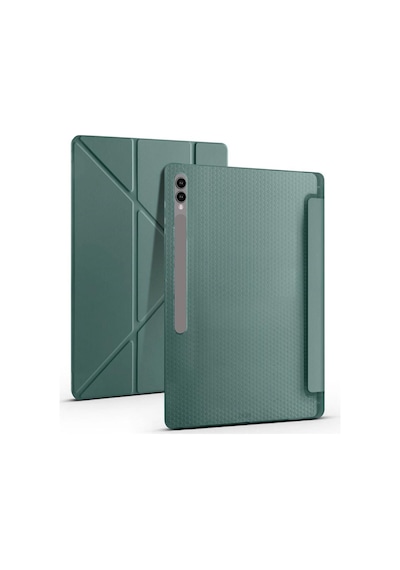 Samsung Galaxy Uyumlu Tab S8 Ultra/s9 Ultra/s10 Ultra Kılıf Kalem Bölmeli Trifolding Case X900 X910 X920 Kılıf