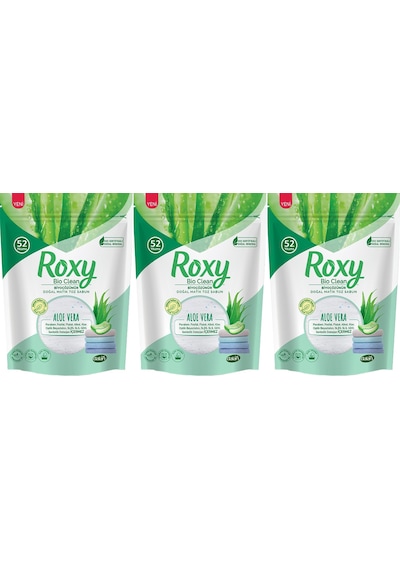Dalan Roxy Bio Clean Matik Sabun Tozu 1.6Kg Aloe Vera (3 Lü Set)