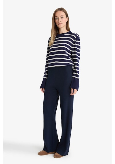 Defacto Regular Fit Basic Düz Beli Lastikli Düz Paça Triko Pantolon D6912ax25wnnv235 Lacivert-nv235 Defacto Regular Fit Basic Düz Beli Lastikli Düz Paça Triko Pantolon D6912ax25wnnv235 Lacivert-nv235