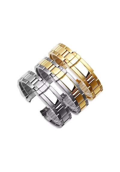 20 Mm Uyumlu Çelik Saat Kordonu Gold Renk129762893965