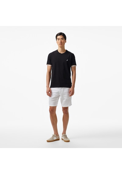 Nautica Erkek Siyah Regular Fit T-shirt Düz V55225t SIYAH