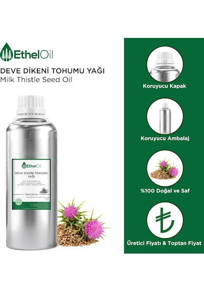 Etheloil Deve Dikeni Tohumu Yağı 1 KG