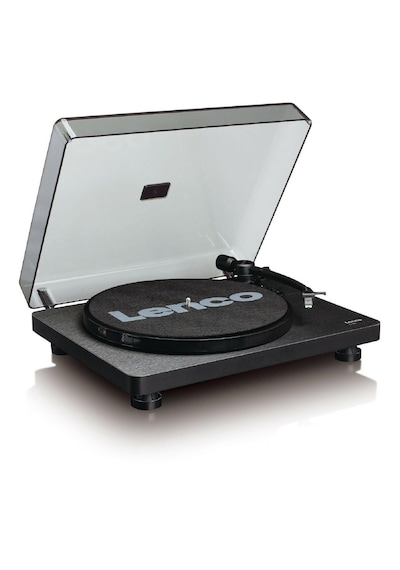 Lenco L-30Bk Ahşap Usbli Mp3E Kayıt Özellikli Pikap Plak Çalar