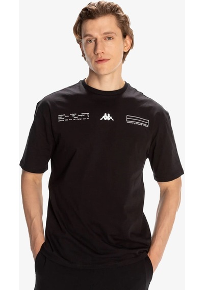 Kappa Authentic Alvin Erkek Siyah T-shirt 341r3hw-005 Siyah