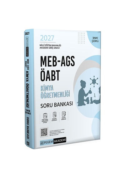 Pegem 2027 Öabt Meb-ags Kimya Öğretmenliği Soru Bankası Çözümlü Pegem Akademi Yayınları