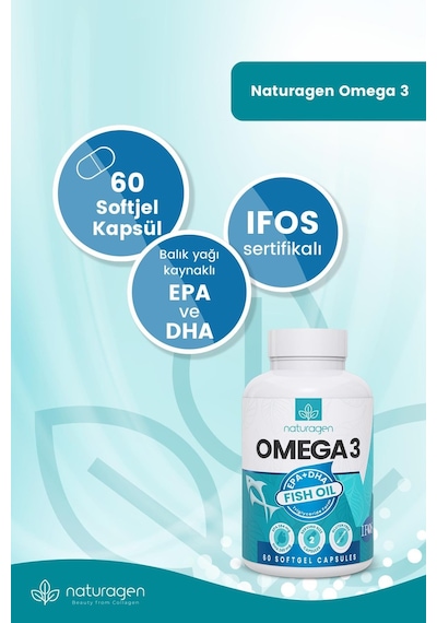 Naturagen Omega3 Fish Oil 1200 Mg 60 Softgel