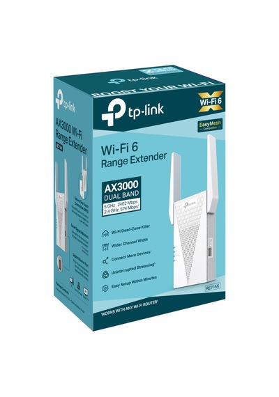 Tp-lınk Re715x Ax3000 Wıfı6 Mesafe Genişletici