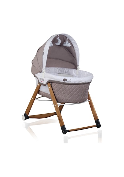 Kiwi Safe & Comfort Sleeper All in One Sallanır Katlanır Ahşap Beşik