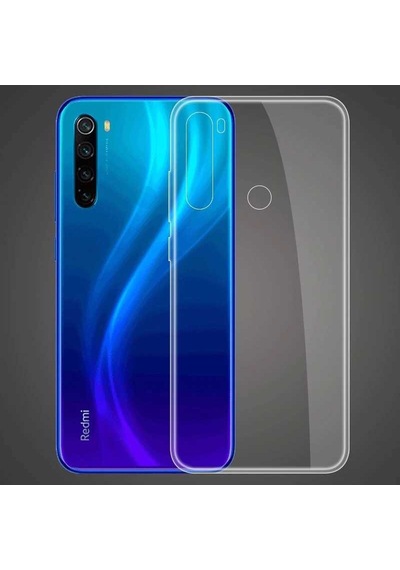 Noktaks - Xiaomi Uyumlu Xiaomi Redmi Note 8t - Kılıf Şeffaf Soft Slim Fitt Süper Silikon Kapak T10945 Şeffaf