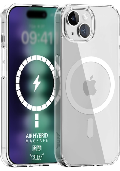 Buff Apple iPhone Uyumlu  15 Plus - 2x5d Ekran Koruyucu + Magsafe Kılıf + Lens Koruyucu Glass Şeffaf