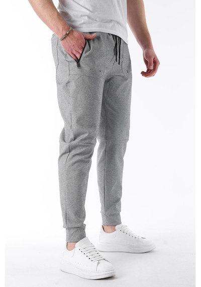 Madmext Gri Cep Detaylı Jogger Pantolon 5484 Gri