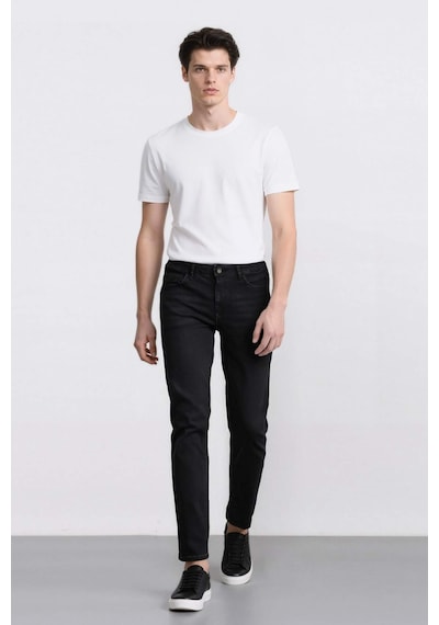 Defacto Sergio Regular Fit Normal Bel Boru Paça Jean Pantolon W6868az26spnm40 Siyah-nm40
