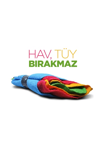 Çok Amaçlı 4 Lü Mikrofiber Temizlik Bezi 4 Adet Şeffaf