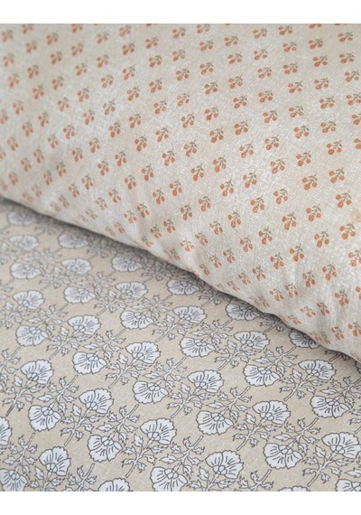 Apricitas Home Çift Kişilik Hazel İndigo Nevresim Takımı Lastikli Çarşaf Çok Renkli